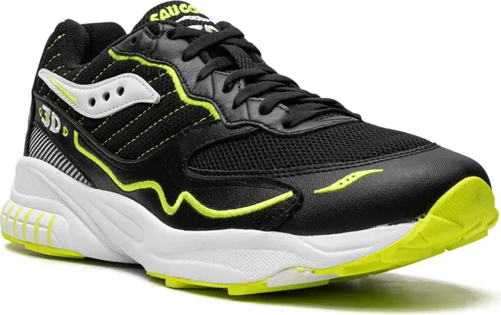 3D Grid Hurricane "Acid Yellow" sneakers - Image 2
