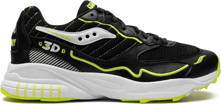 3D Grid Hurricane "Acid Yellow" sneakers