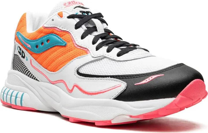 3D Grid Hurricane "Orange" sneakers - Image 2