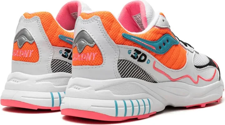 3D Grid Hurricane "Orange" sneakers - Image 3