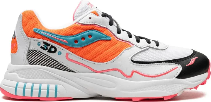 3D Grid Hurricane "Orange" sneakers