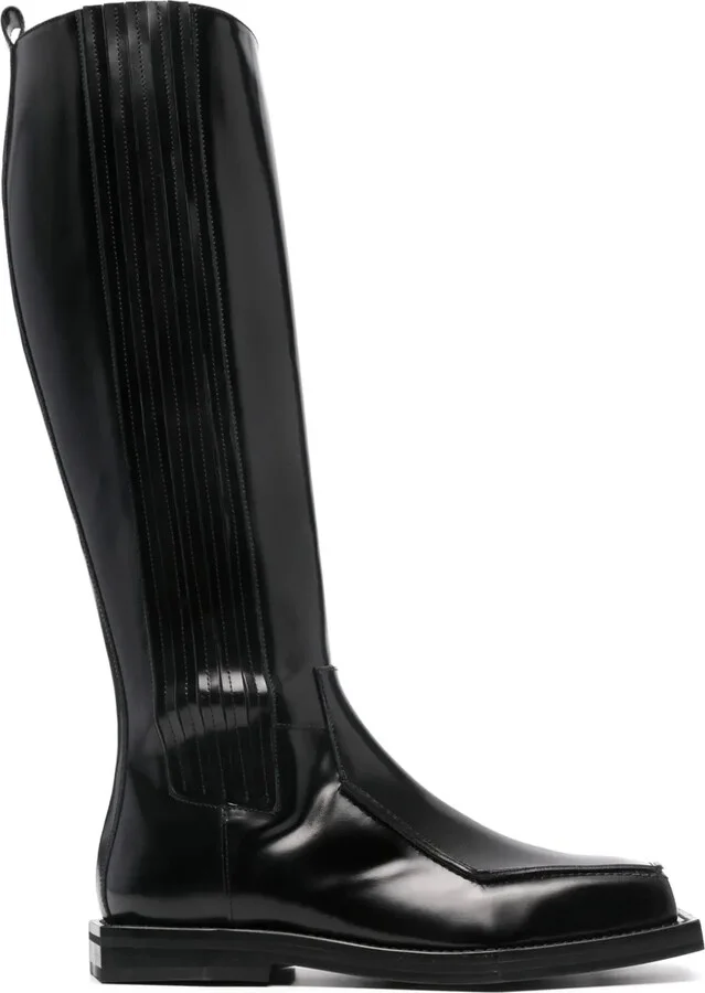 3D Vector knee-high boots
