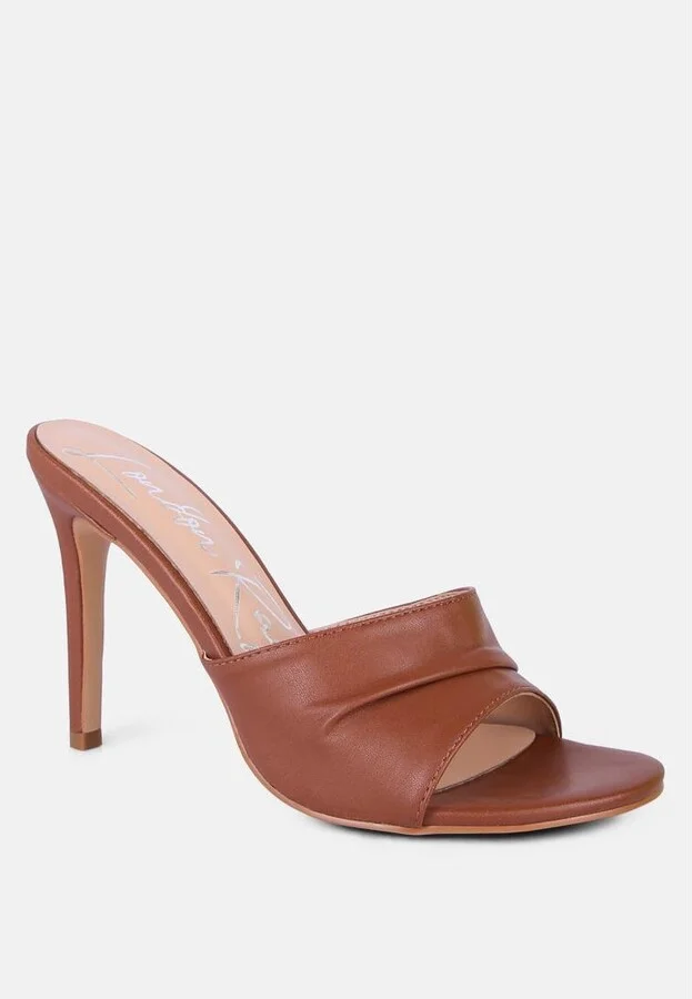 3Rd Divorce Wide Strap Casual High Heels - Image 2