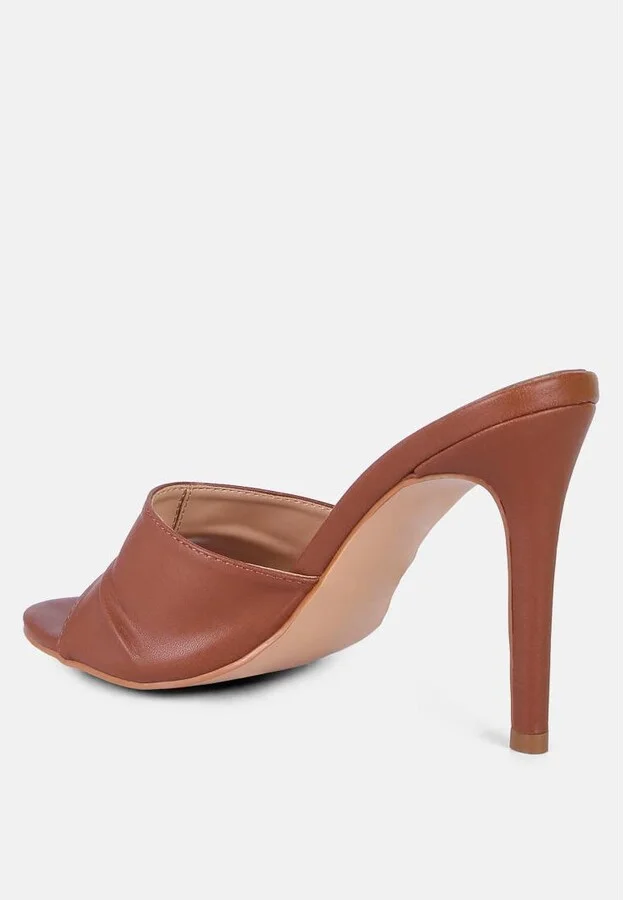 3Rd Divorce Wide Strap Casual High Heels - Image 3