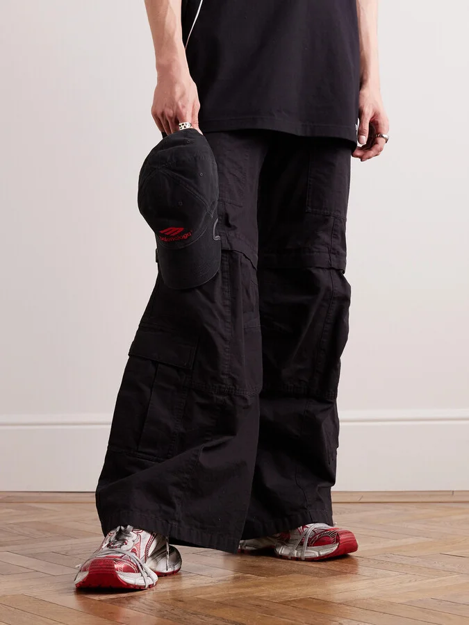 3XL Distressed Mesh and Rubber Sneakers - Image 2