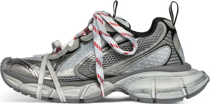 3XL mesh-panel sneakers