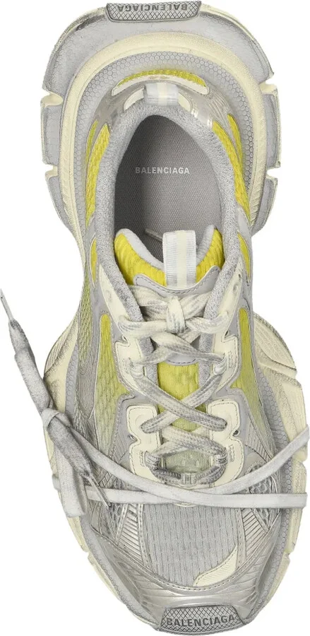 3XL panelled lace-up sneakers - Image 3