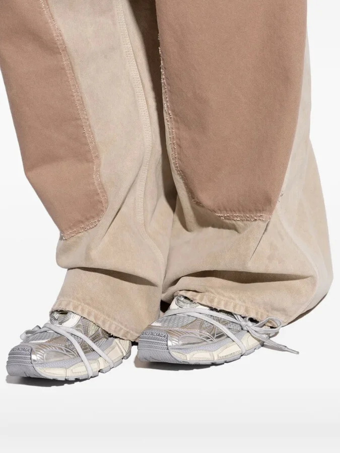 3XL panelled lace-up sneakers - Image 5