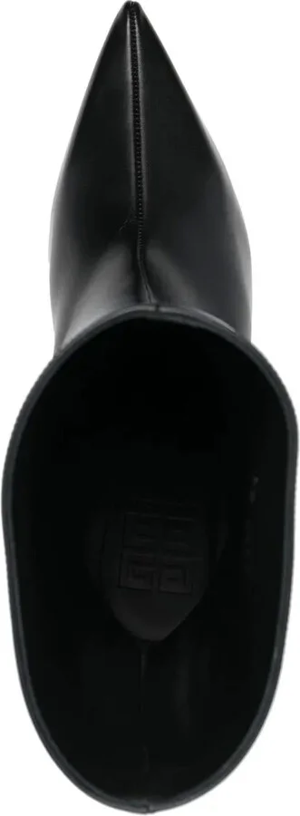 4 Lock leather wedge boots - Image 4