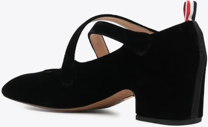 40 Crisscross Velvet Pumps - Image 2