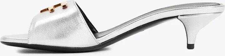 40 TF Metallic Leather Mules - Image 2