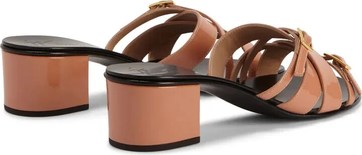 40mm Alhima buckle leather sandals - Image 3