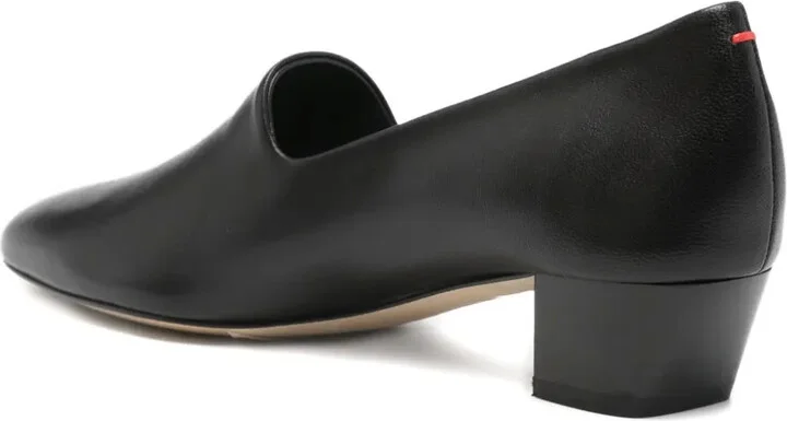 40mm Almond-Toe Block-Heel Loafers - Image 3