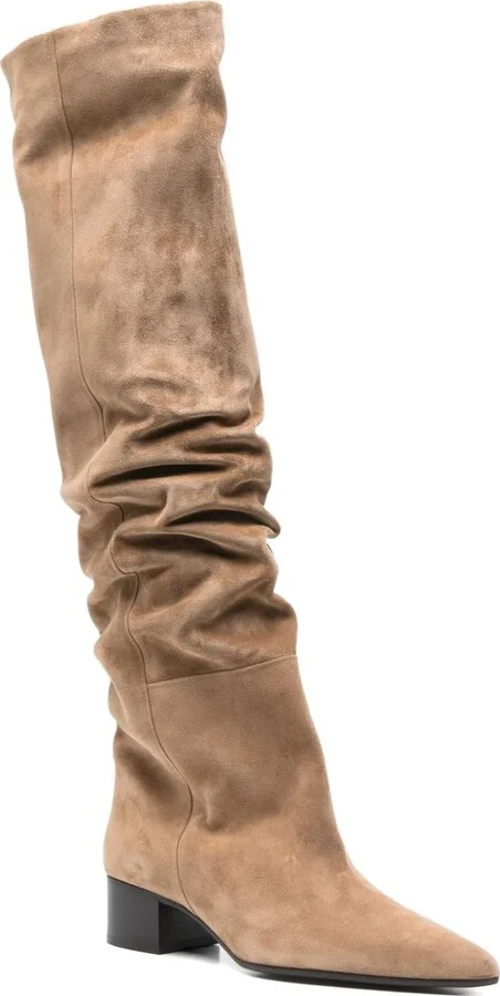 40mm Andee Suede Knee Boots - Image 2