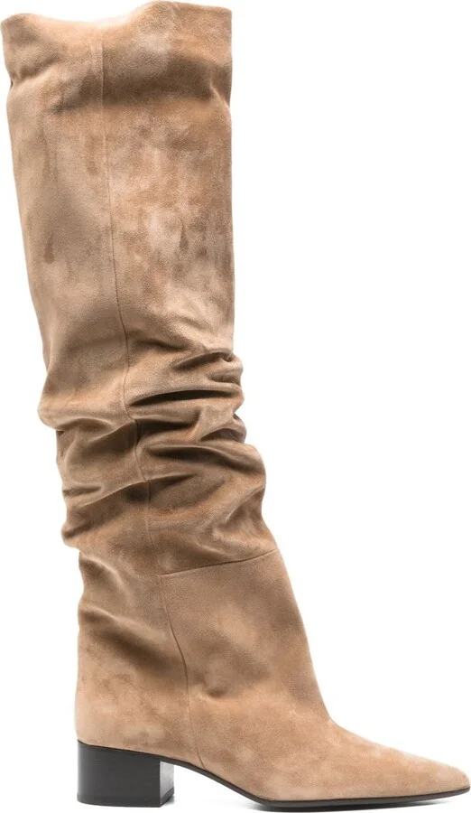 40mm Andee Suede Knee Boots