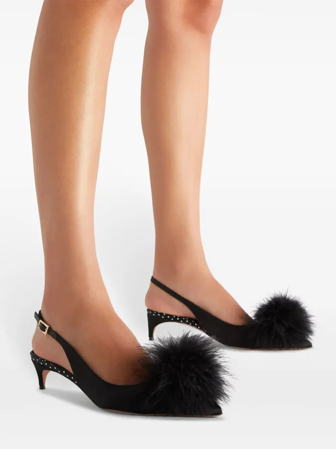 40mm Andrea slingback pumps - Image 5