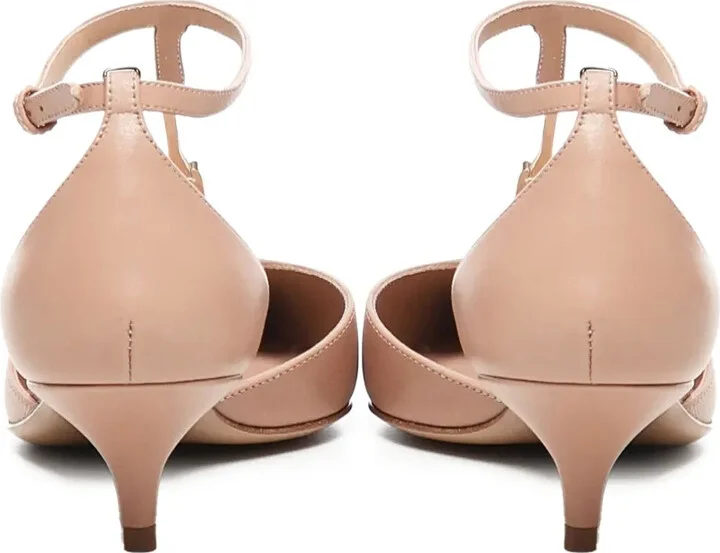 40mm Ankle-Strap Pointed-Toe Pumps - Image 3