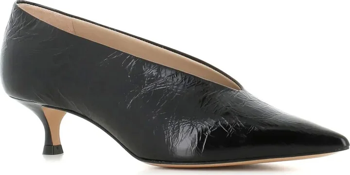 40mm Babouche leather pumps - Image 2