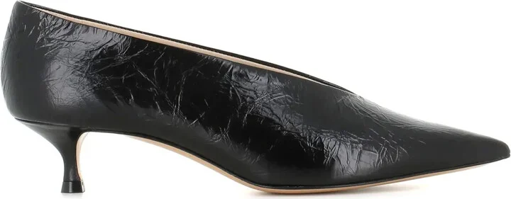 40mm Babouche leather pumps