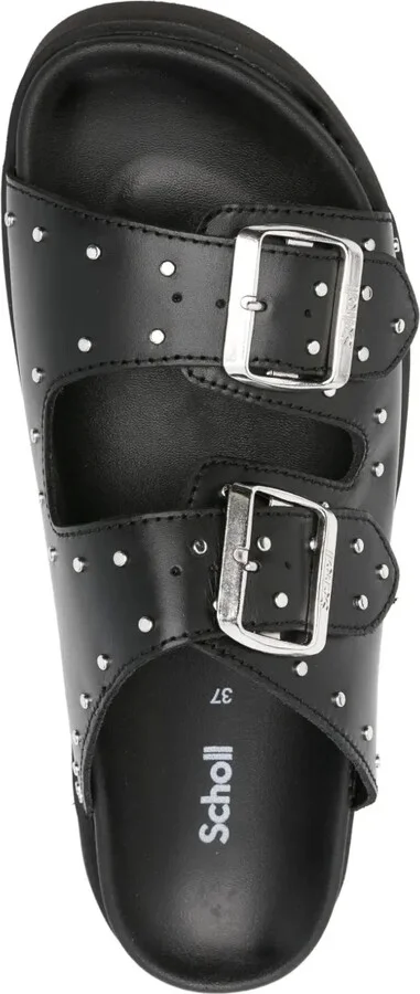 40mm Beatriz studded double-buckle platform sandals - Image 4