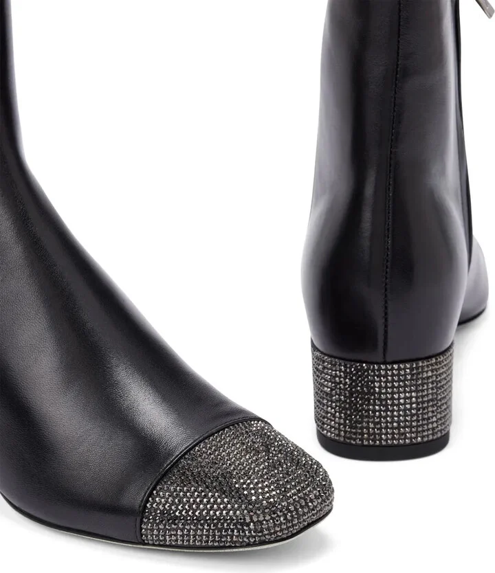 40mm Bonien crystal-embellished ankle boots - Image 4