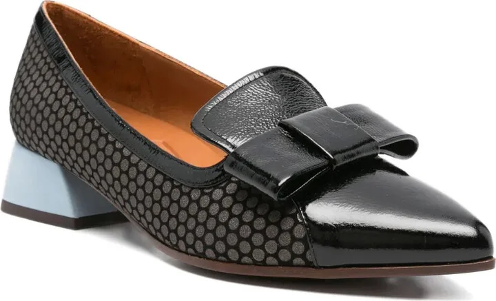 40mm Bow-Detail Patterned Pumps - Image 2