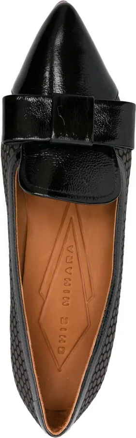 40mm Bow-Detail Patterned Pumps - Image 4