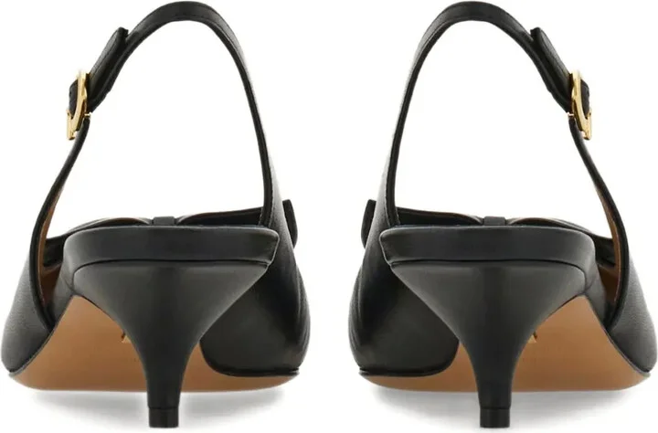 40mm Bow slingback pumps - Image 3