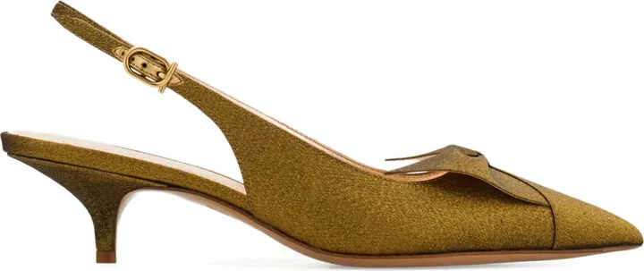 40mm Bow slingback pumps