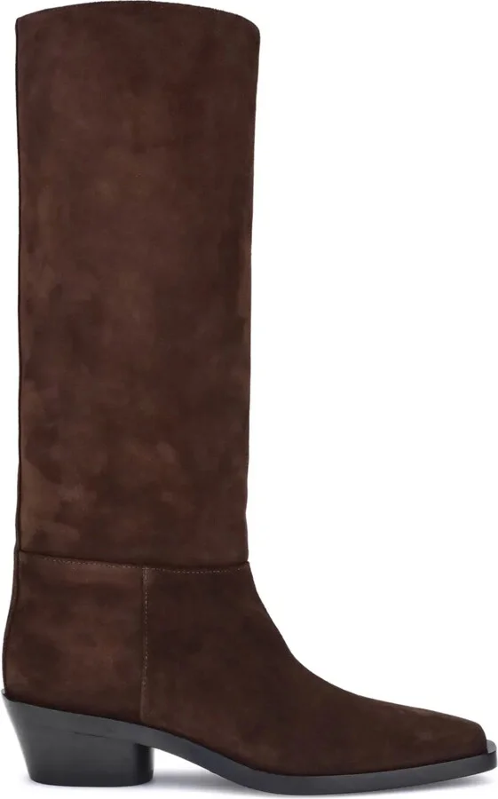 40mm Bronco suede knee-high boots