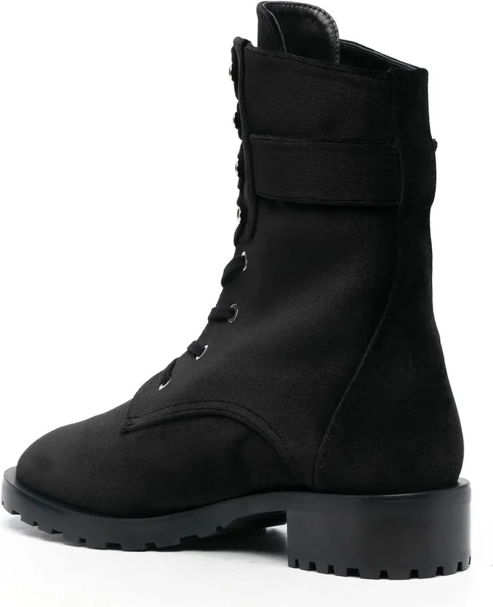 40mm Buckle-Fastening Lace-Up Boots - Image 3