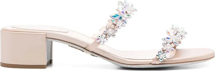 40mm Butterfly-Embellished Sandals