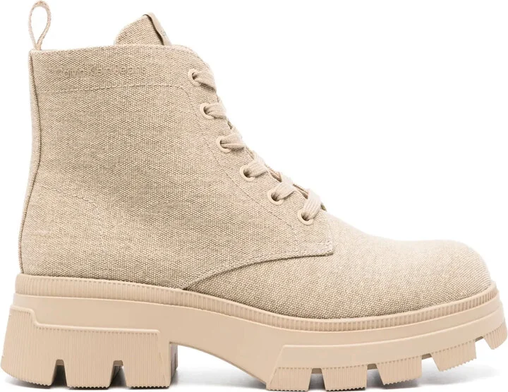 40mm Canvas Combat Boots