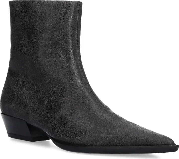 40mm Cassie pointed-toe zip boots - Image 2