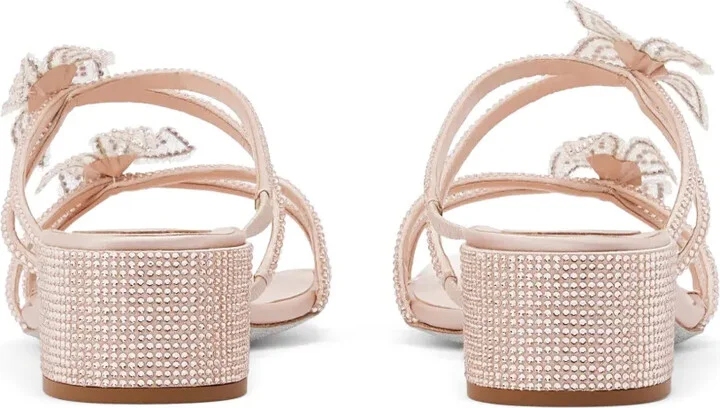 40mm Cleo satin mules - Image 3
