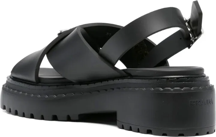 40mm Cross-Strap Platform Sandals - Image 3