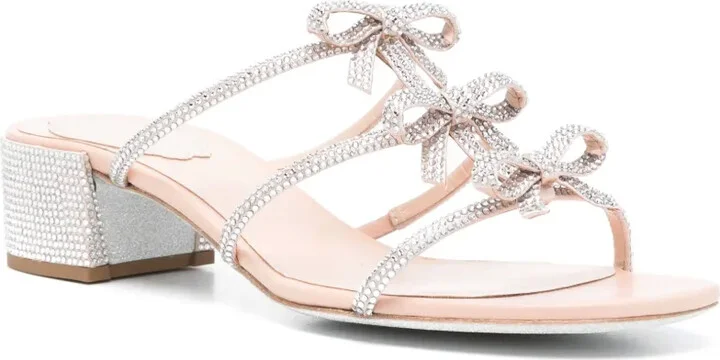 40mm Crystal-Embellished Sandals - Image 2