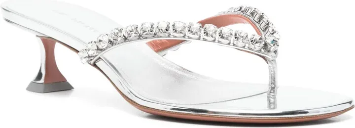 40mm Crystal-Embellished Sandals - Image 2