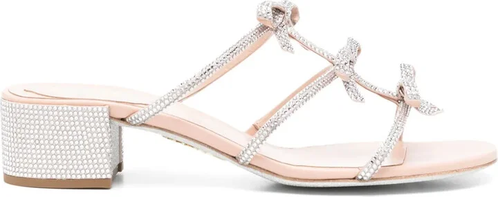 40mm Crystal-Embellished Sandals
