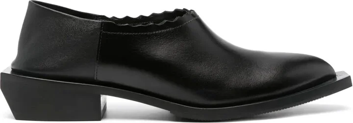 40mm Cuban heel loafers