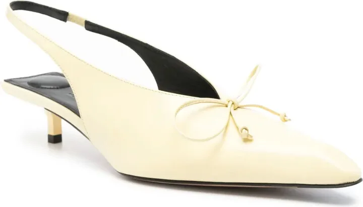 40mm Cubisto leather pumps - Image 2