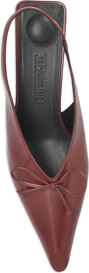 40mm Cubisto slingback bow pumps - Image 2