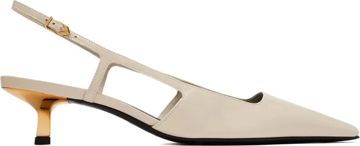 40mm Cut-Out Slingback Pumps