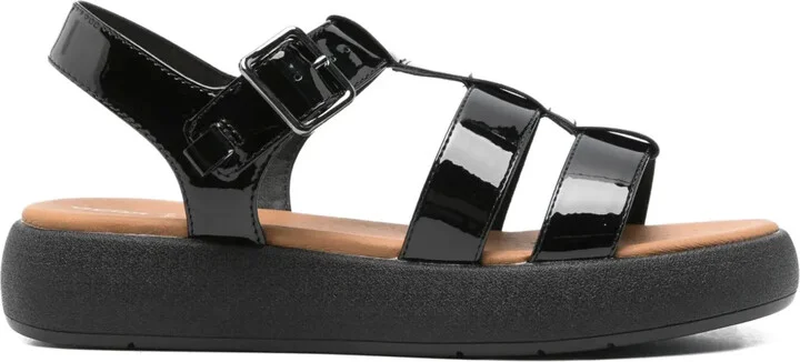 40mm D Camalei buckle-fastening platform sandals