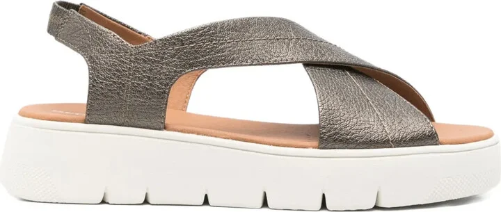 40mm D Dandra crossover slingback sandals
