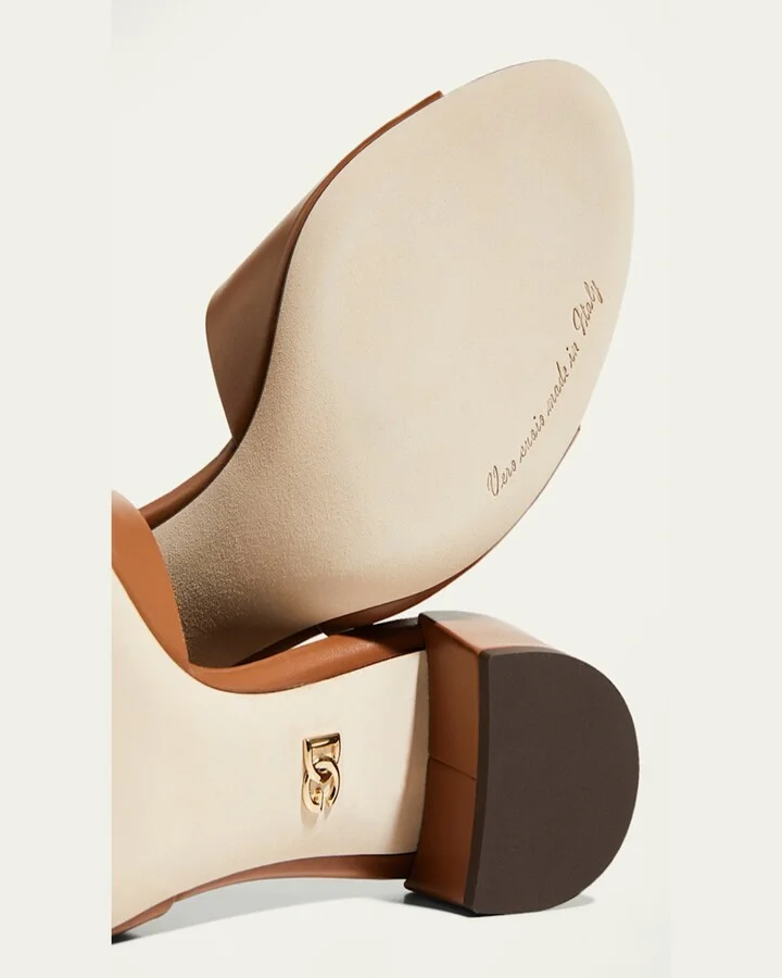 40mm DG Cutout Leather Slide - Image 9