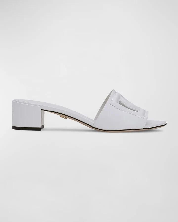 40mm DG Cutout Leather Slide