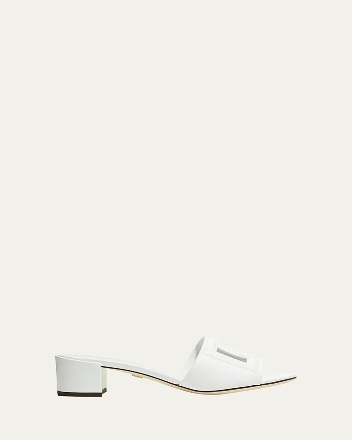 40mm DG Cutout Leather Slide