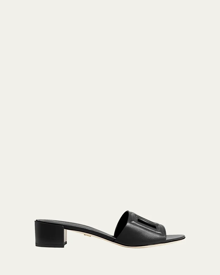 40mm DG Cutout Leather Slide