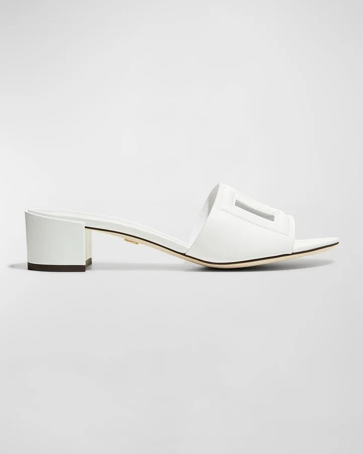 40mm DG Cutout Leather Slide